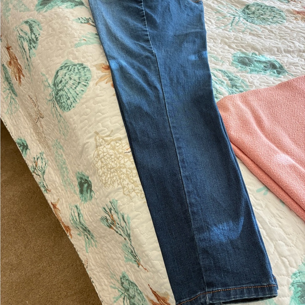 Royalty For Me Dark Blue Straight Leg Jeans